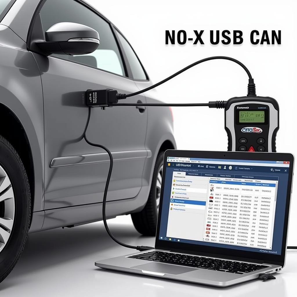 HEX USB CAN Interface Connected to a Car