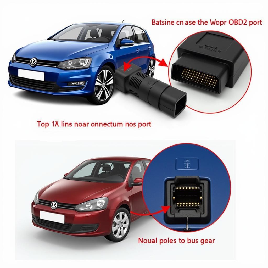 Connecting KKL VAG-COM to OBD2 Port