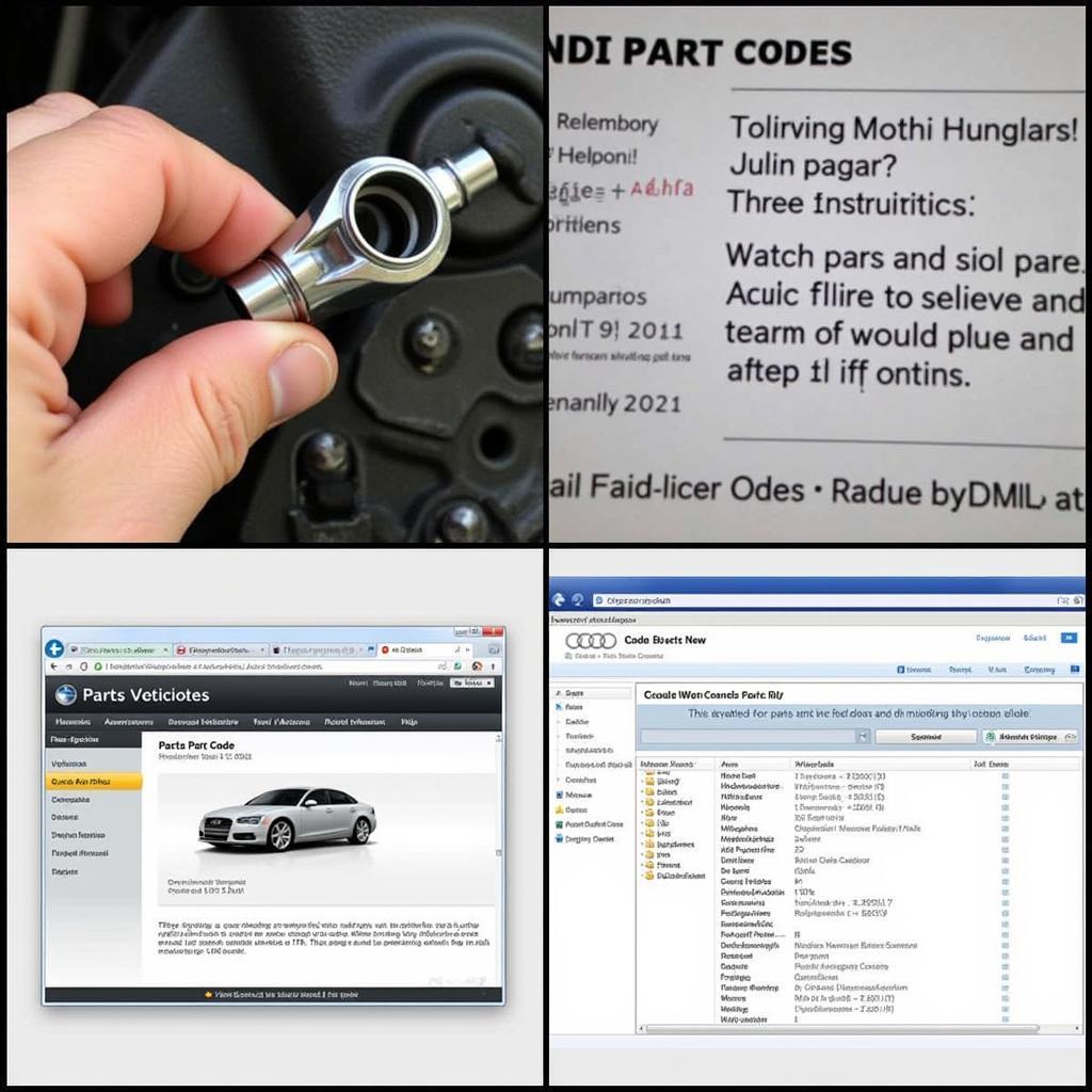 Methods for Finding Audi Part Codes