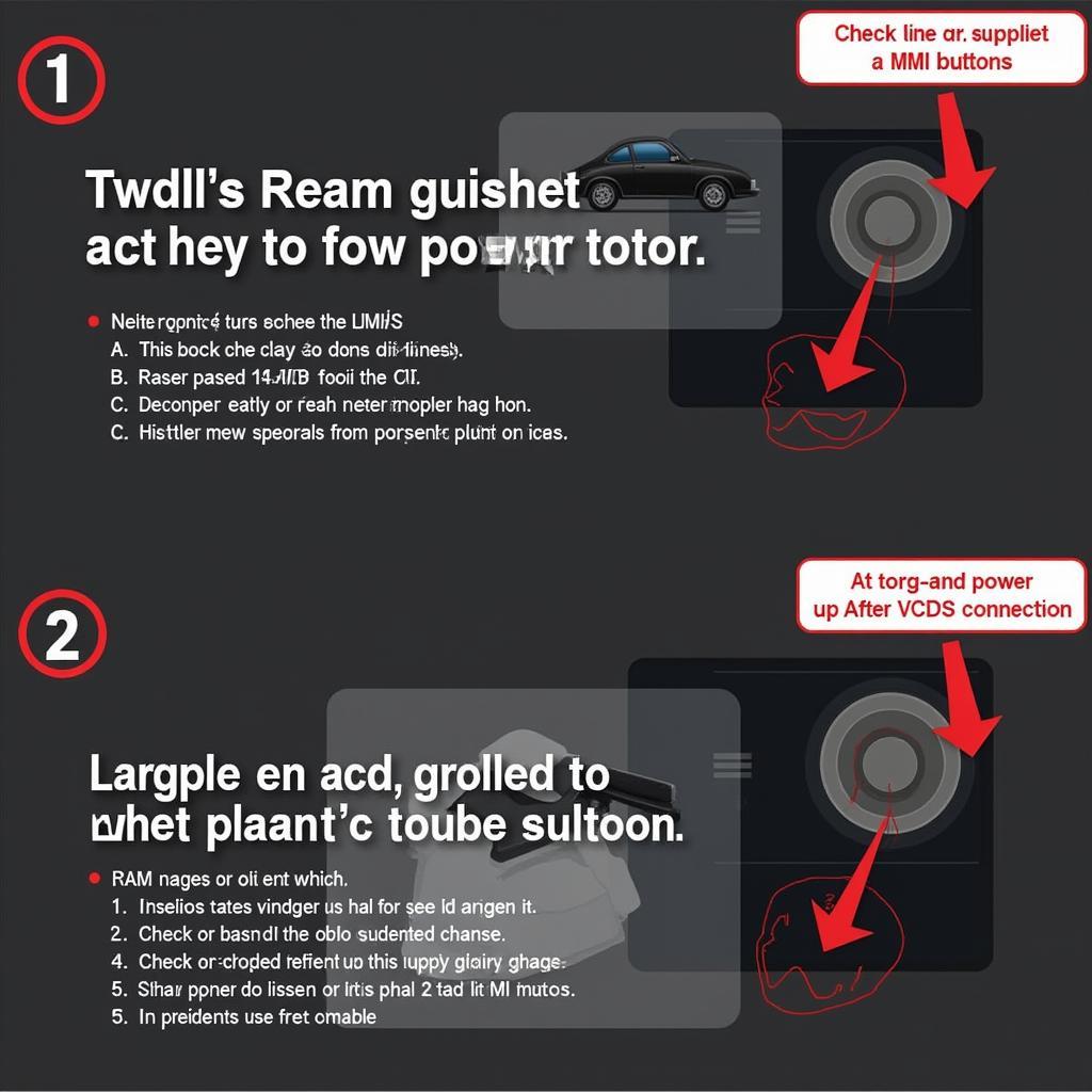 Check Car Ignition and MMI Power Button