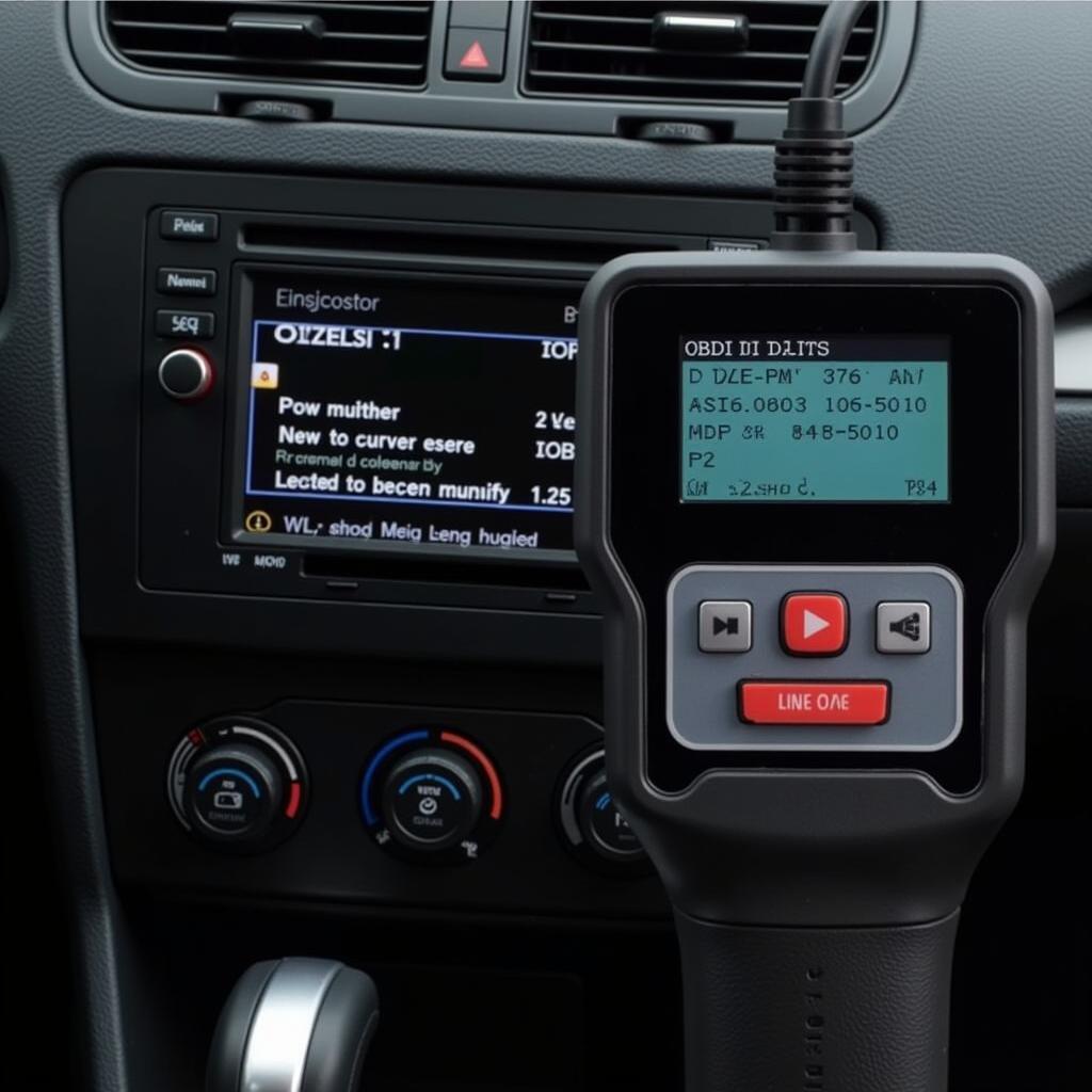 Using an OBD-II Scanner to Retrieve Error Codes