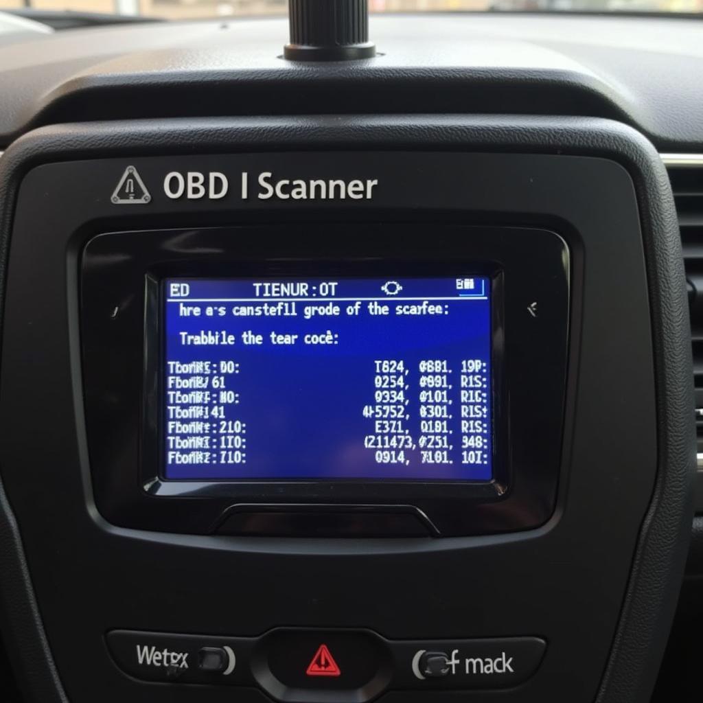 OBD-II Scanner Reading Knock Sensor Codes on a 2013 VW Jetta