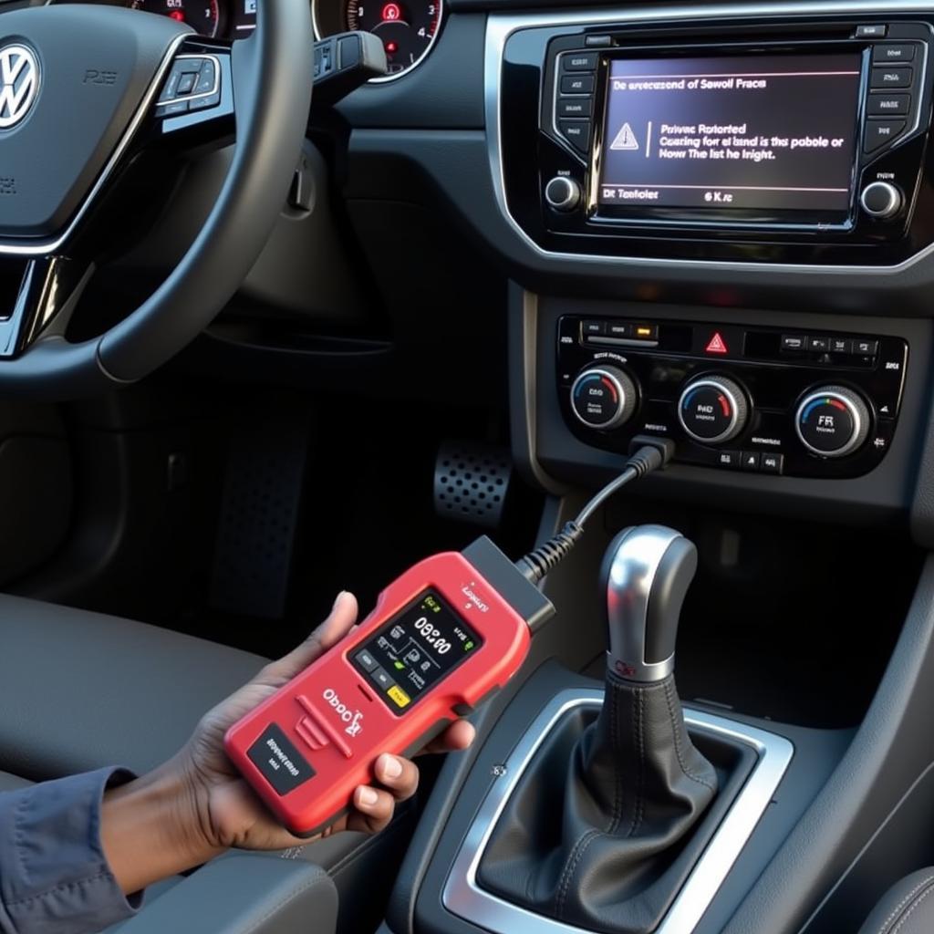 Using an OBD-II Scanner in a Volkswagen