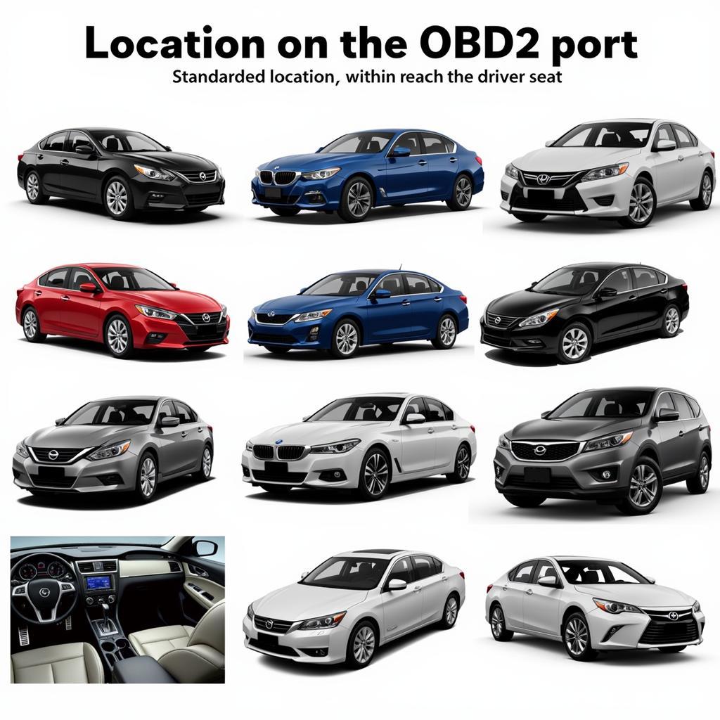 OBD2 Port Location Examples in Different Car Models