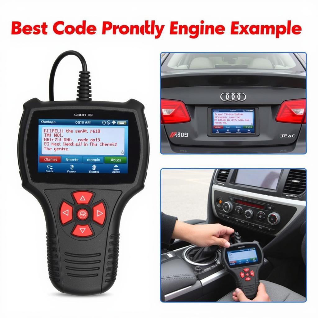 OBD2 Scanner Reading 2009 Audi A4 Engine Code