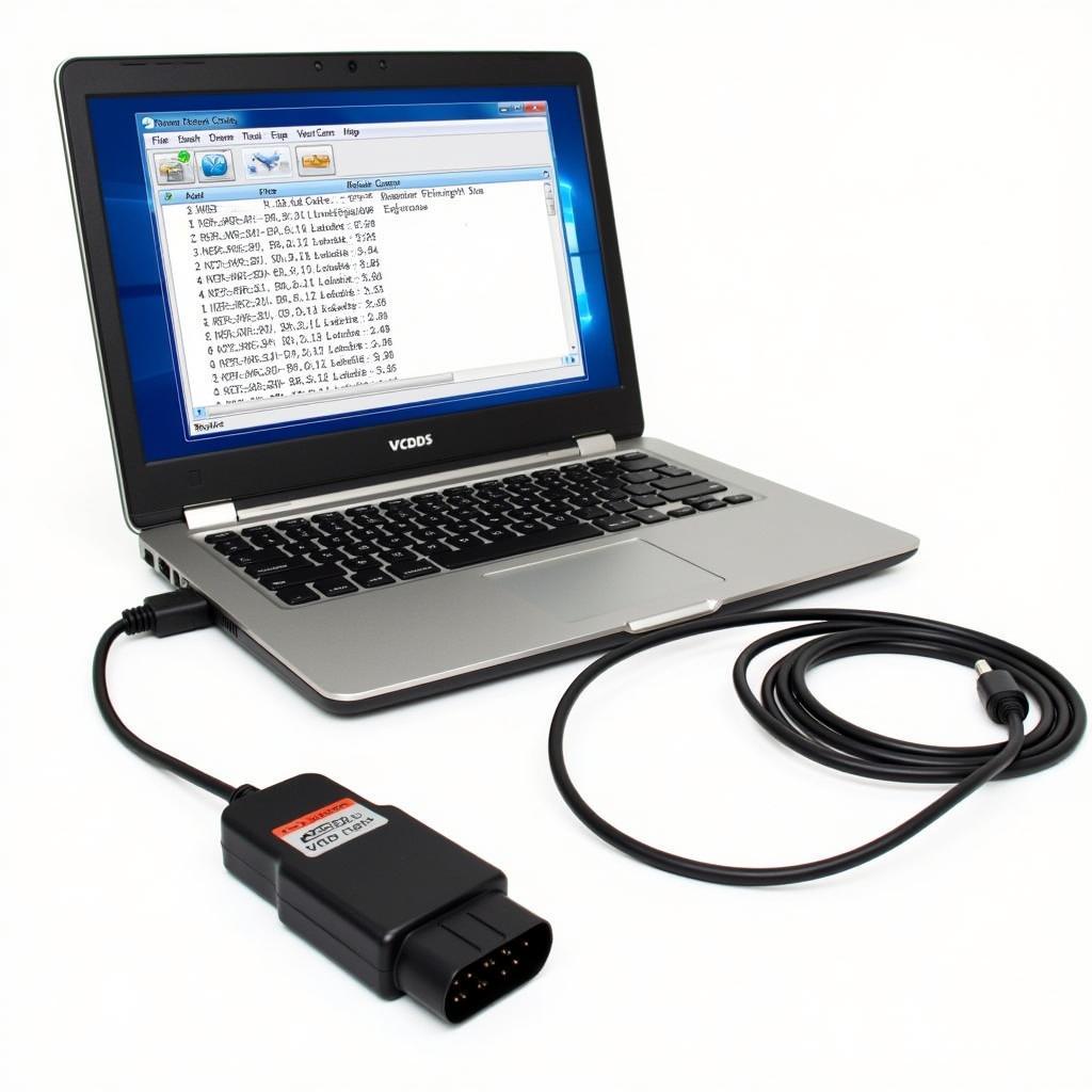 OBD2 VCDS Lite Diagnostic Tool in Use