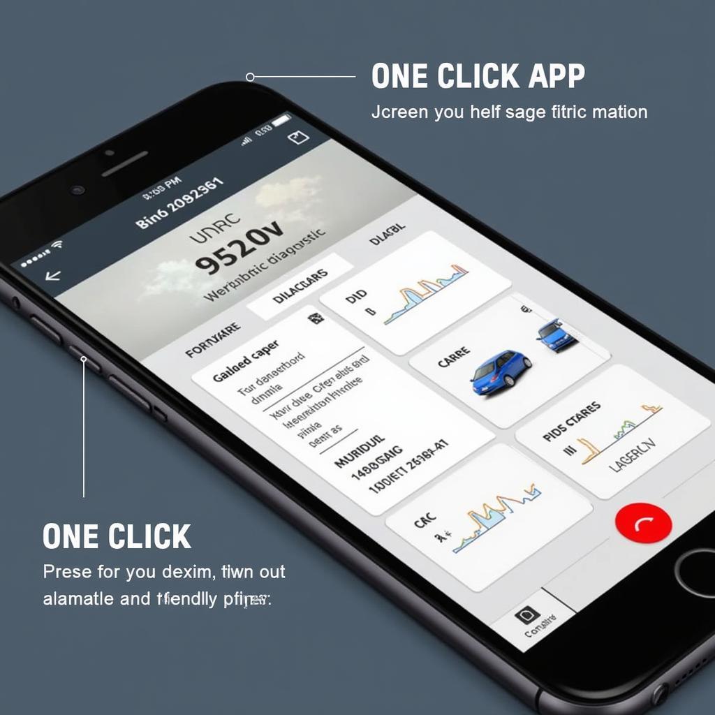 OBDeleven User Interface on Smartphone