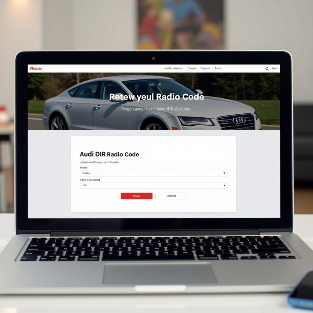 Online Audi Radio Code Retrieval