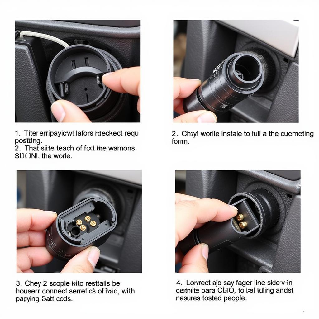 Replacing the Engine Coolant Temperature (ECT) sensor on an Audi A4.