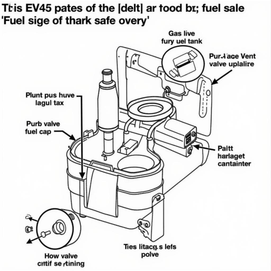 VW Golf EVAP System Diagram for P0455 Code Troubleshooting