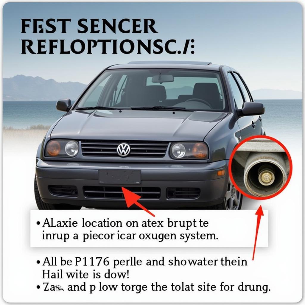 VW Golf O2 Sensor Replacement for P1176 Code