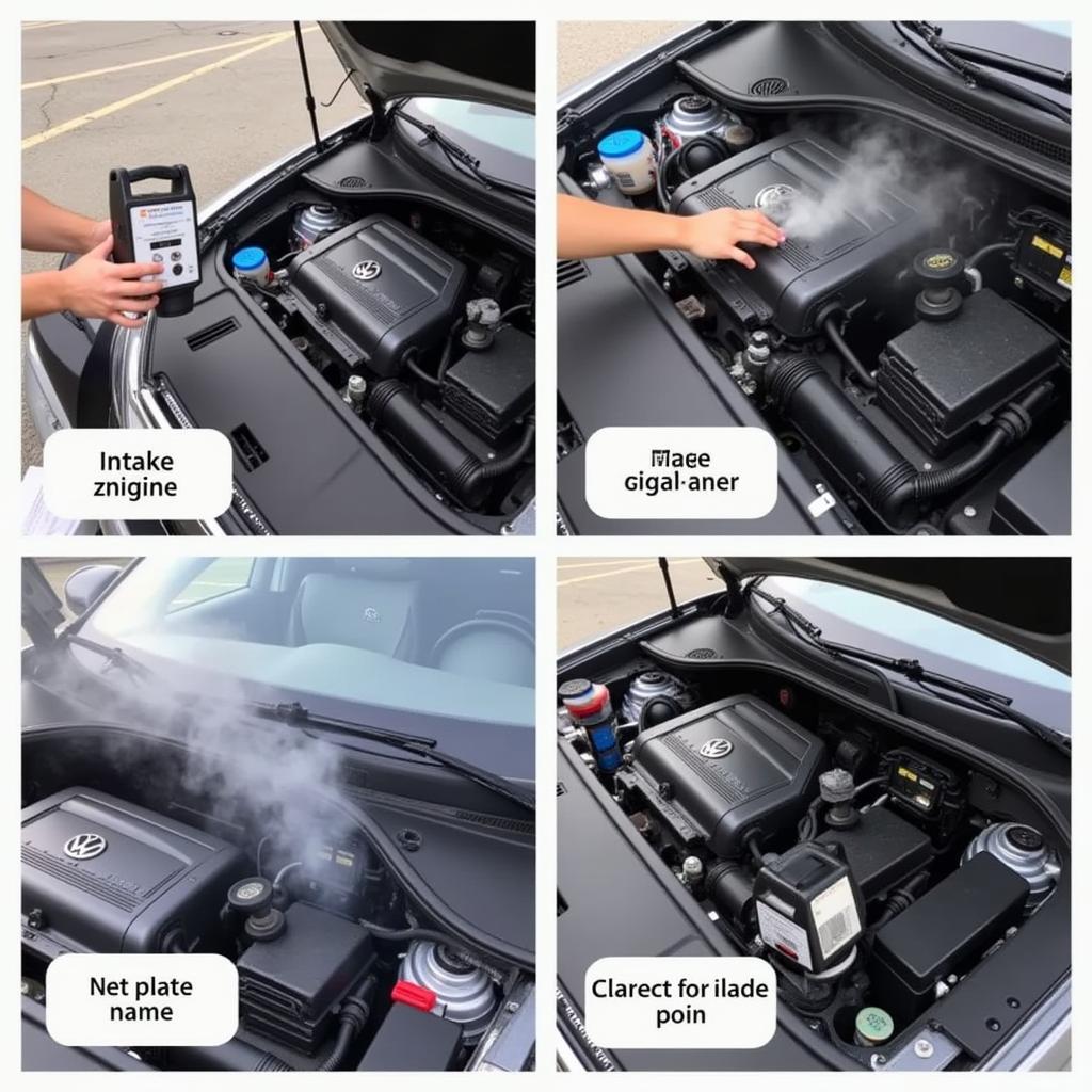 Performing a Smoke Test on a 2012 VW Passat for P2279 Code