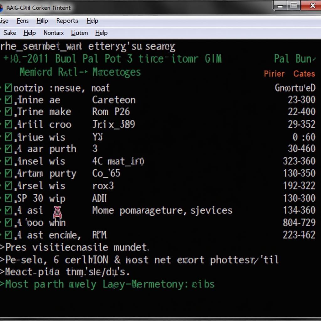 Polo GTI VAG-COM Data Logging Screen