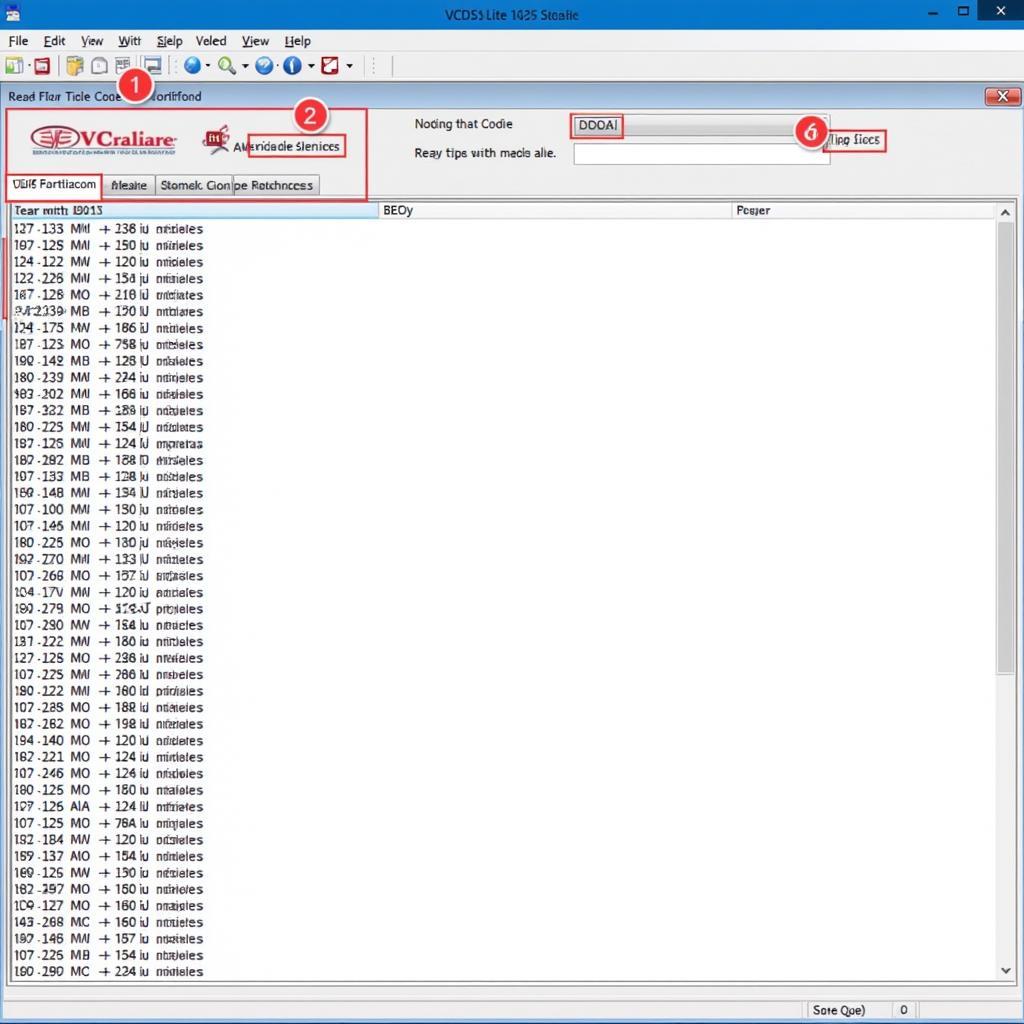 Reading DTC Codes with VCDS Lite Software