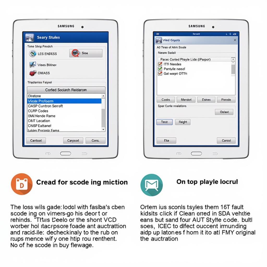 Reading Fault Codes with VCDS on Samsung Tablet