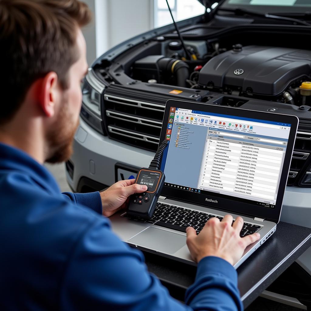 Reading Fault Codes with Ross-Tech VAG Scanner