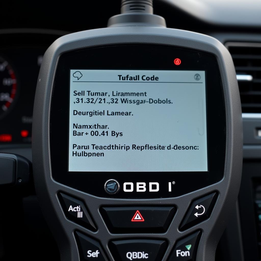 Reading VW Default Codes with OBD2 Scanner