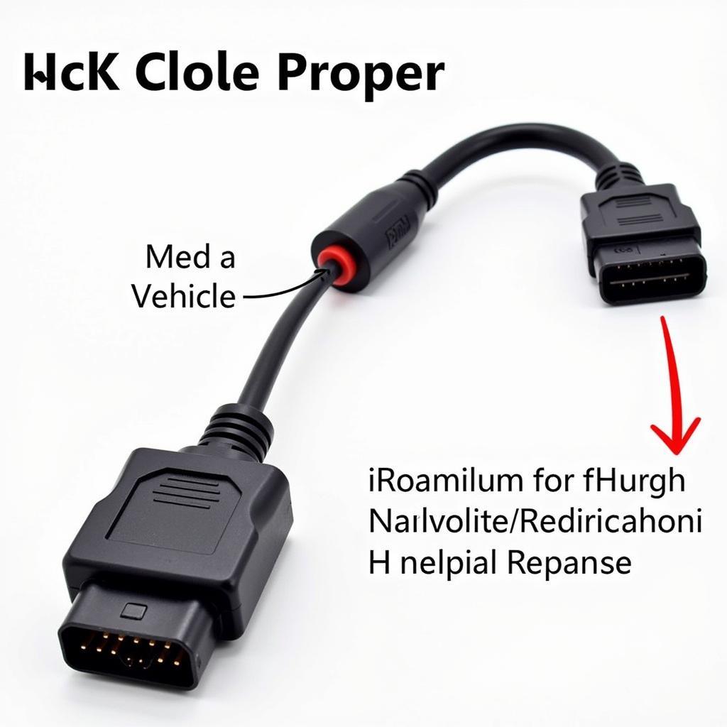 Connecting Ross Tech VCDS Cable to OBD-II Port