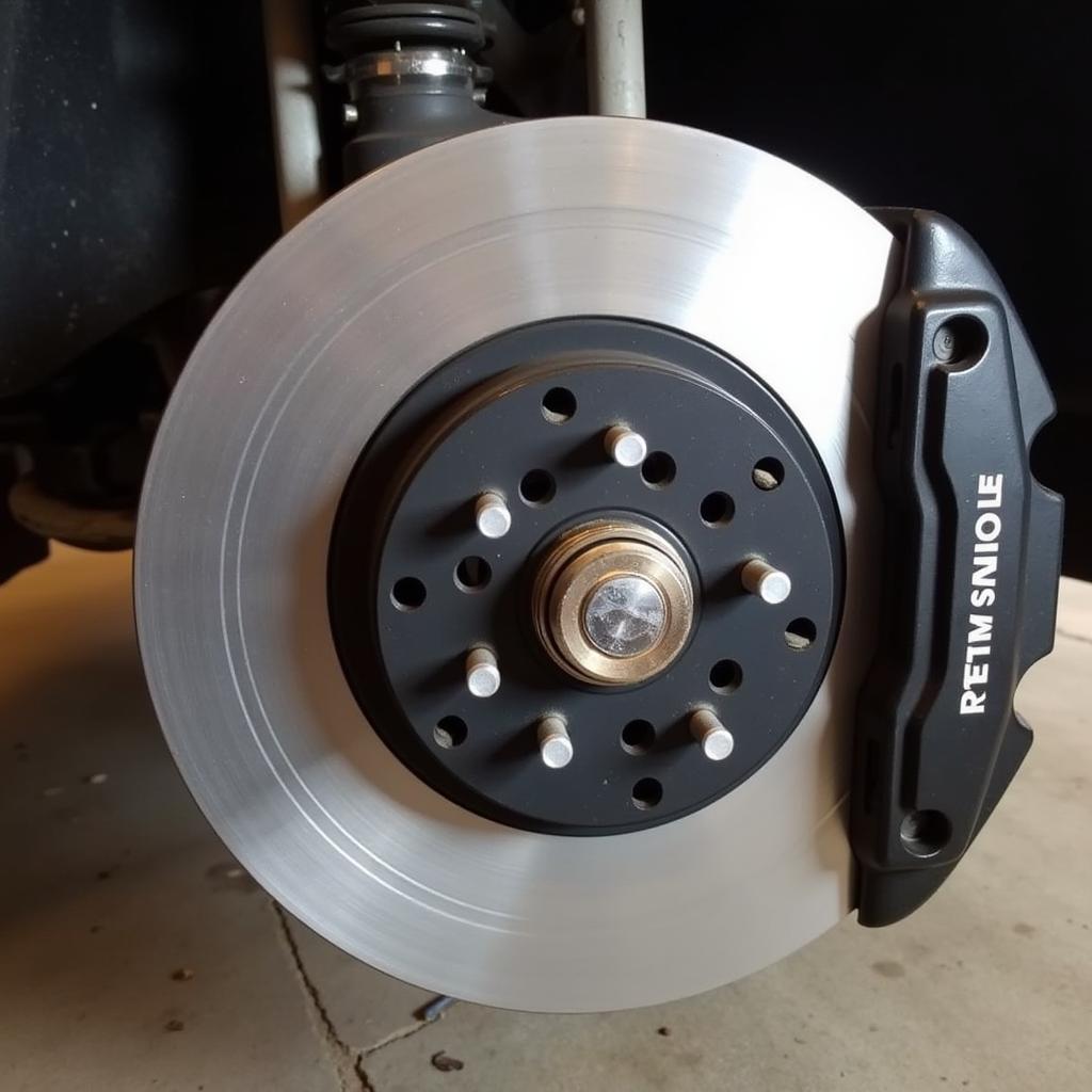 Retracted VW CC Caliper with New Brake Pads