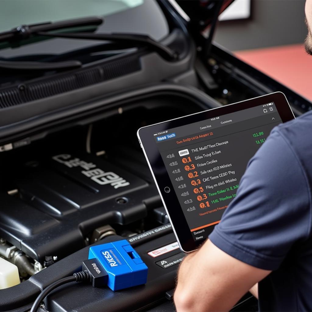 Ross-Tech Bluetooth OBD Diagnostic Tool in Action