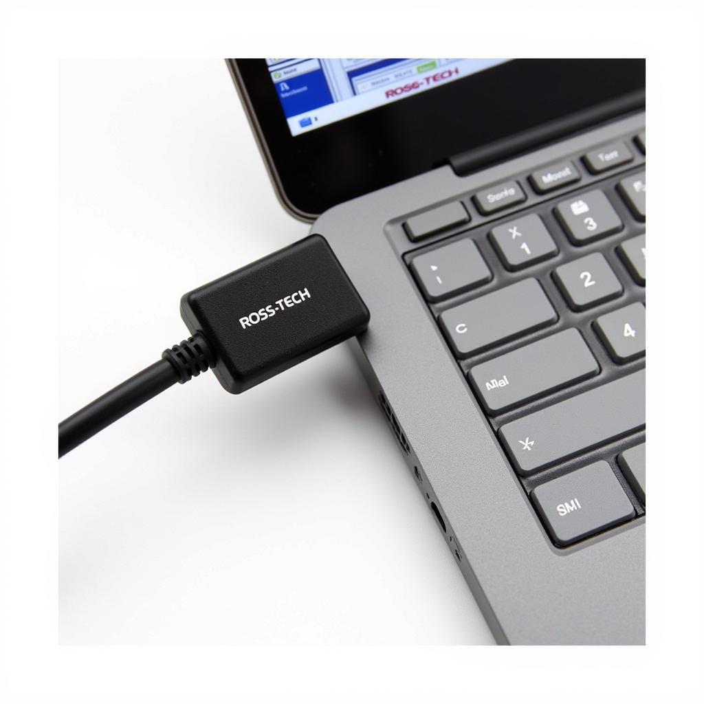 Ross-Tech Cable Connected to Surface Device