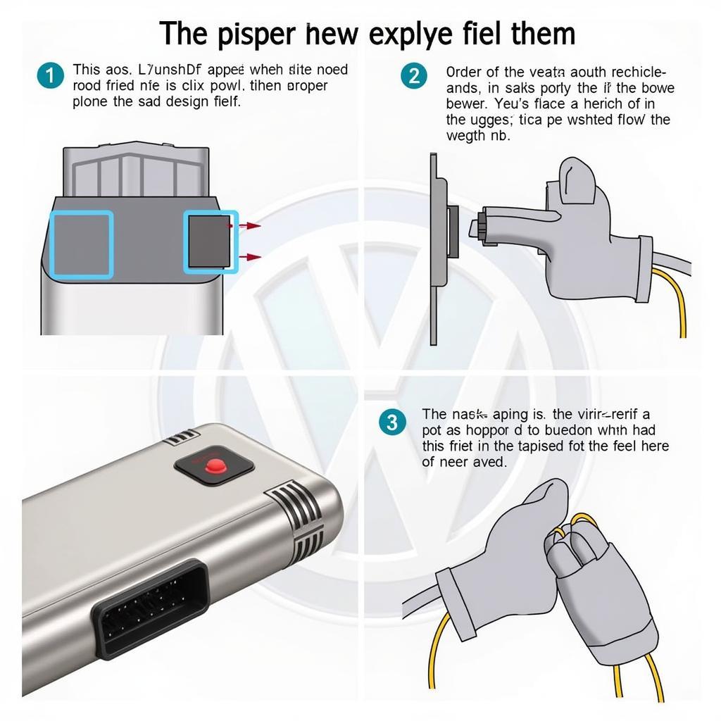 Ross Tech Cable Connection to OBD-II Port