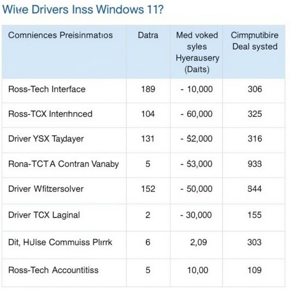 Ross-Tech Driver Compatibility on Windows 11