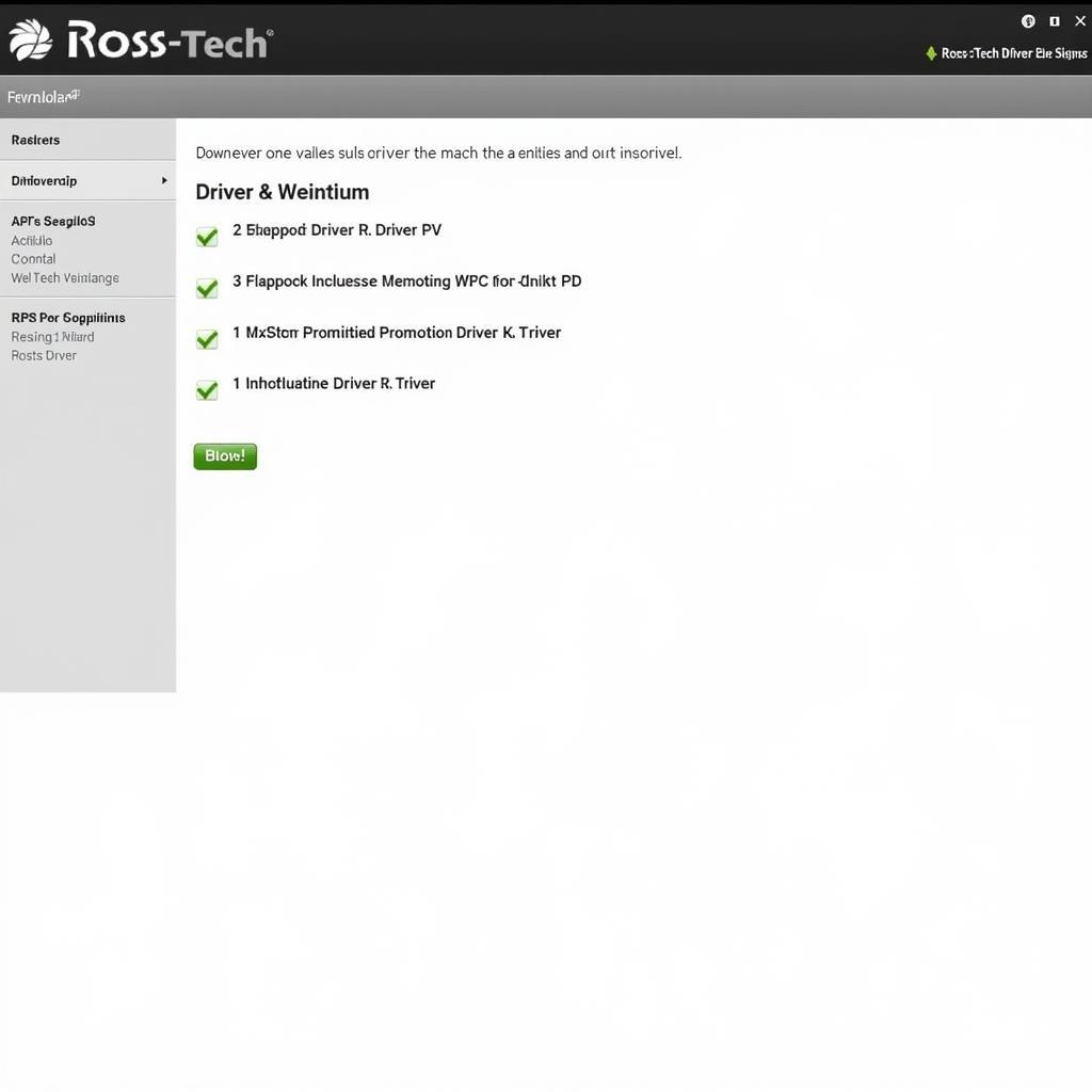 Ross-Tech Driver Download Page Screenshot