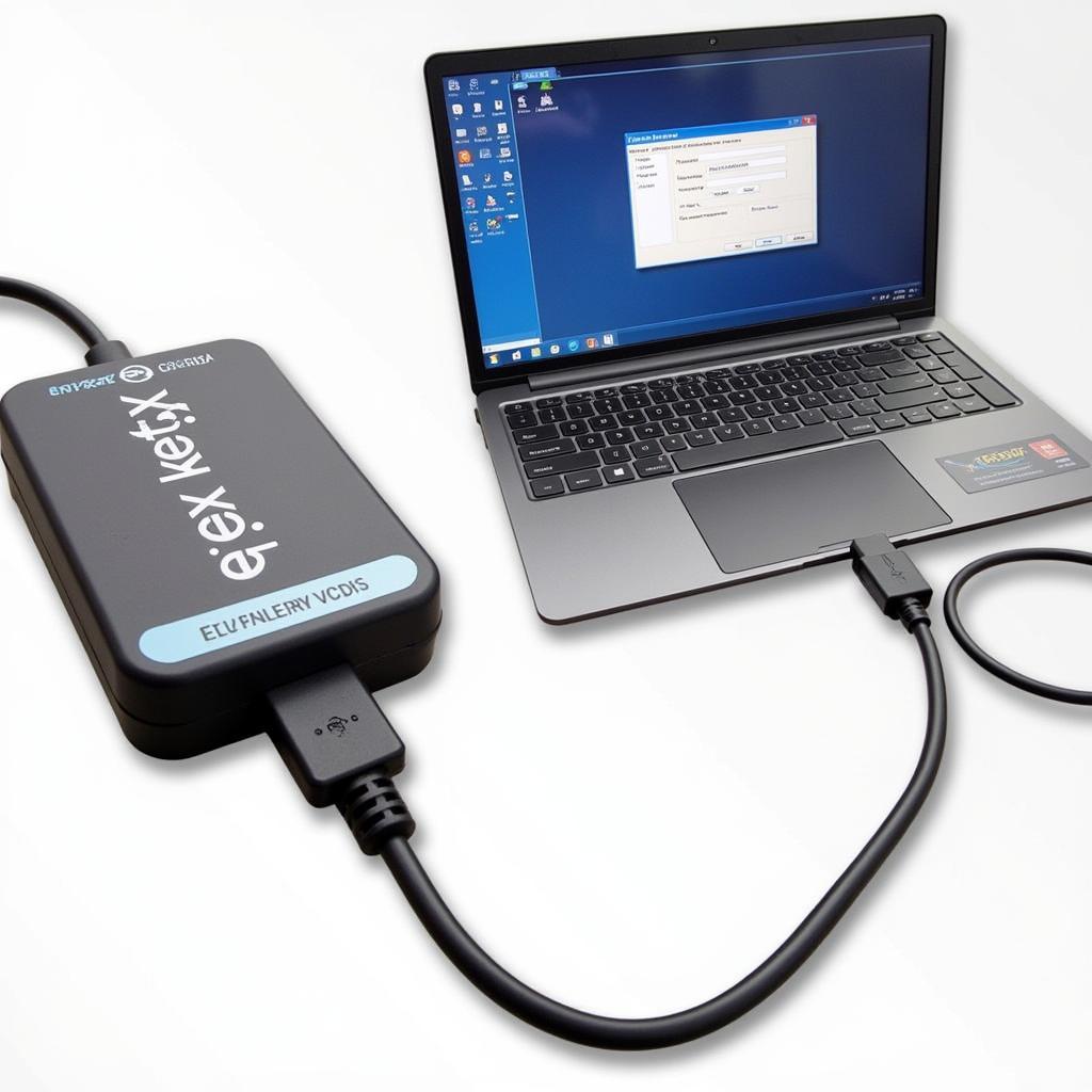 Ross Tech HEX Key USB Interface Connected to Laptop