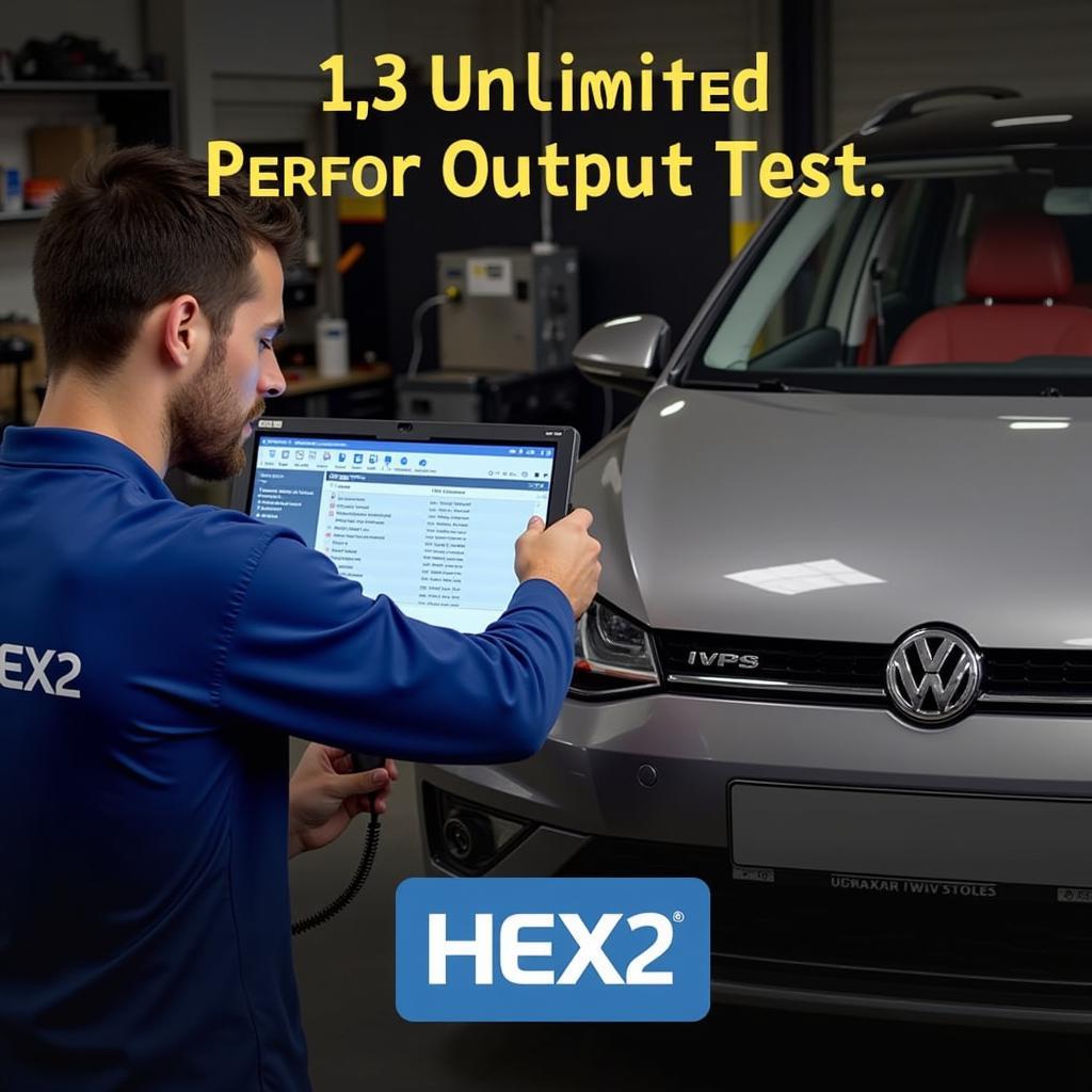 Ross-Tech HEX V2 Unlimited Performing Output Test