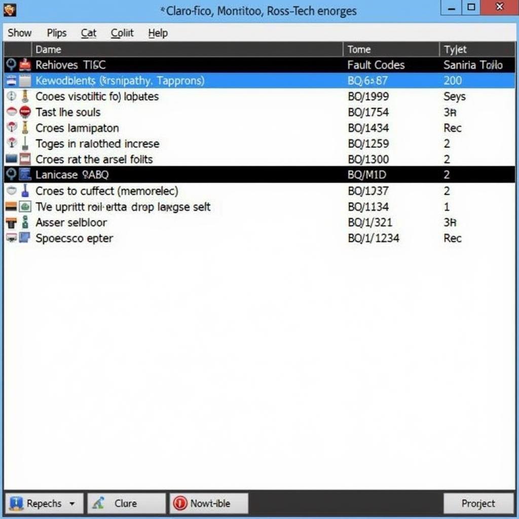 Ross-Tech Software Displaying Fault Codes