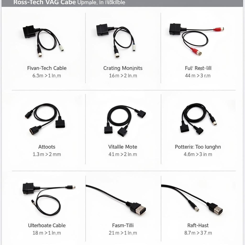 Different Ross-Tech VAG Cable Options