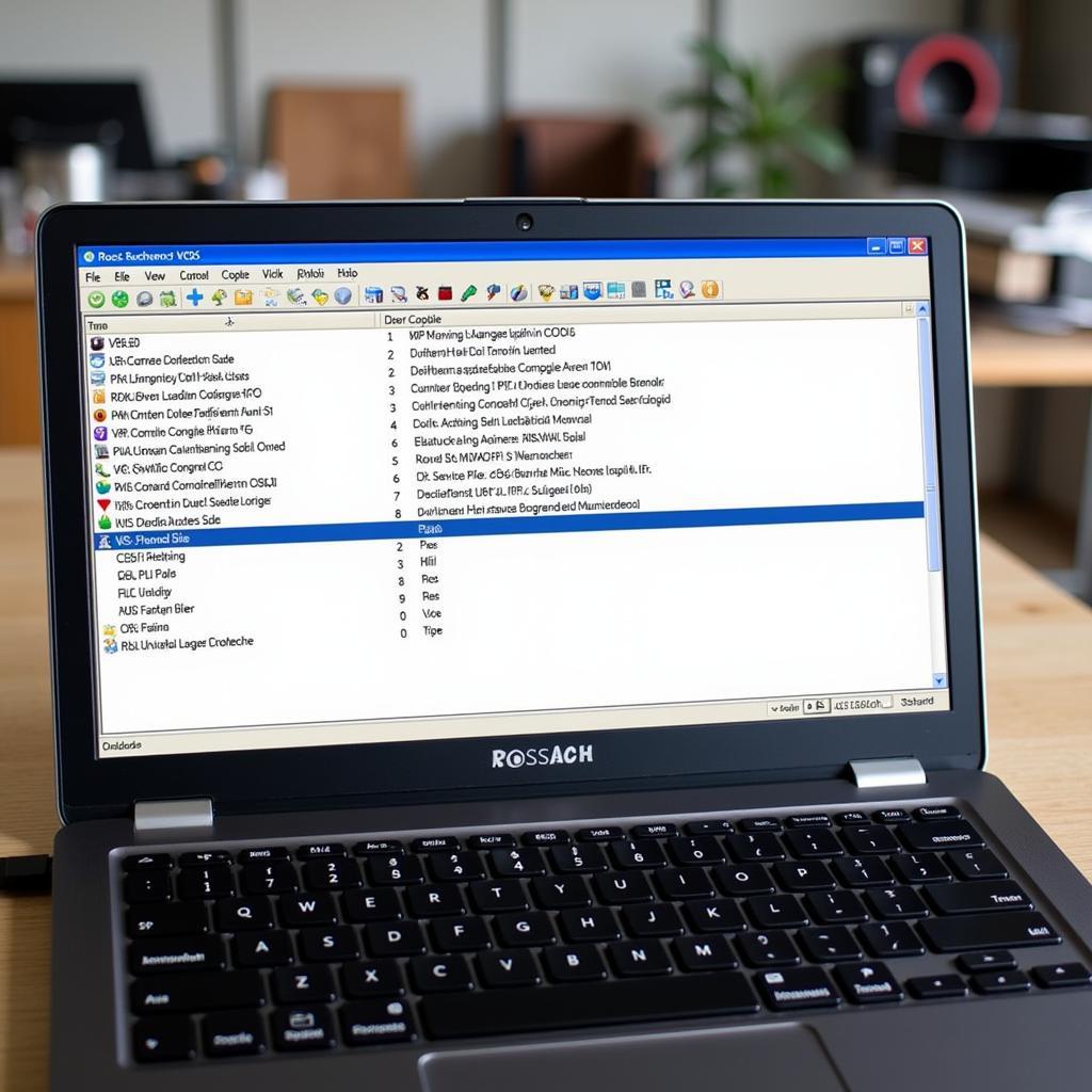 Ross-Tech VCDS Displaying Fault Codes on a Laptop