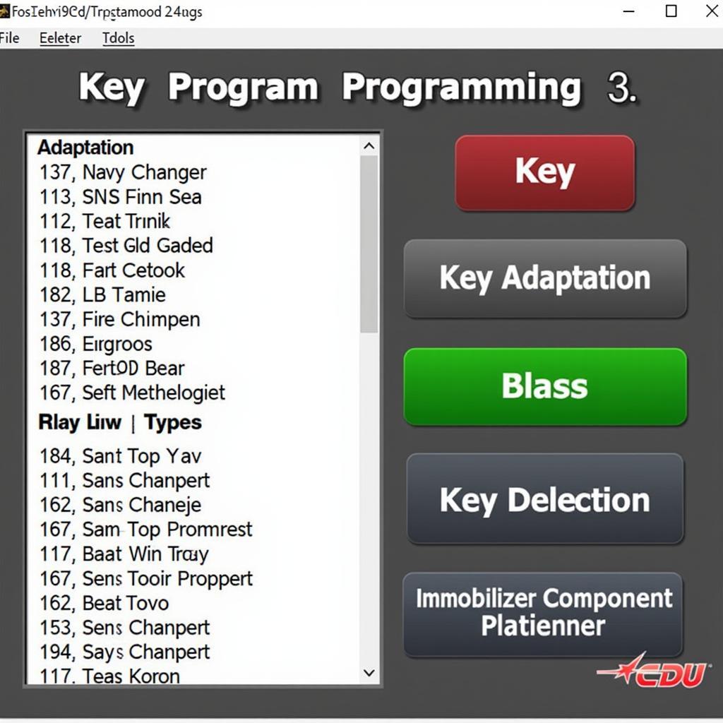 Ross-Tech VCDS Key Programming Interface