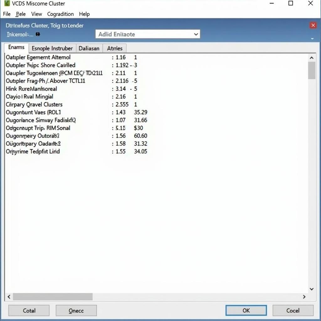 Ross-Tech VCDS Software Coding Screen