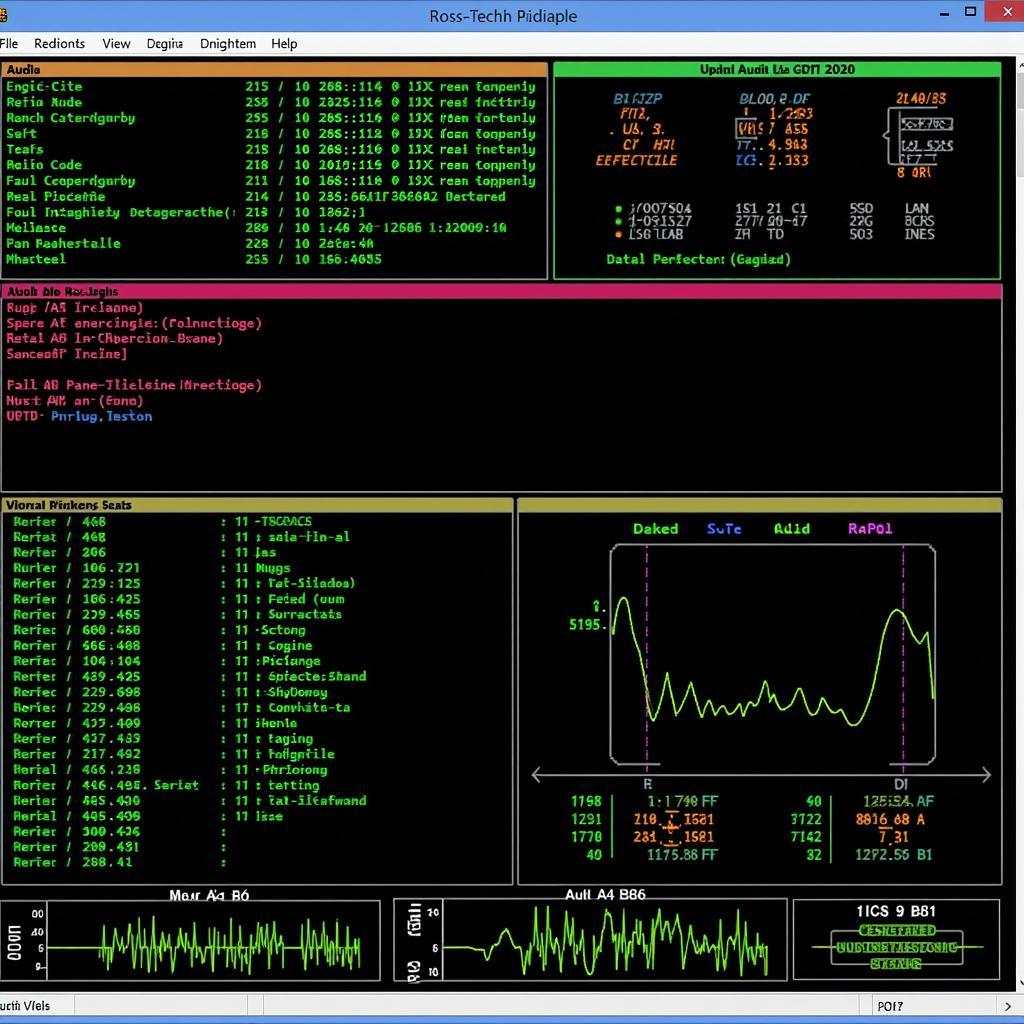 Ross-Tech VCDS Software Displaying Audi A4 B6 Diagnostic Data