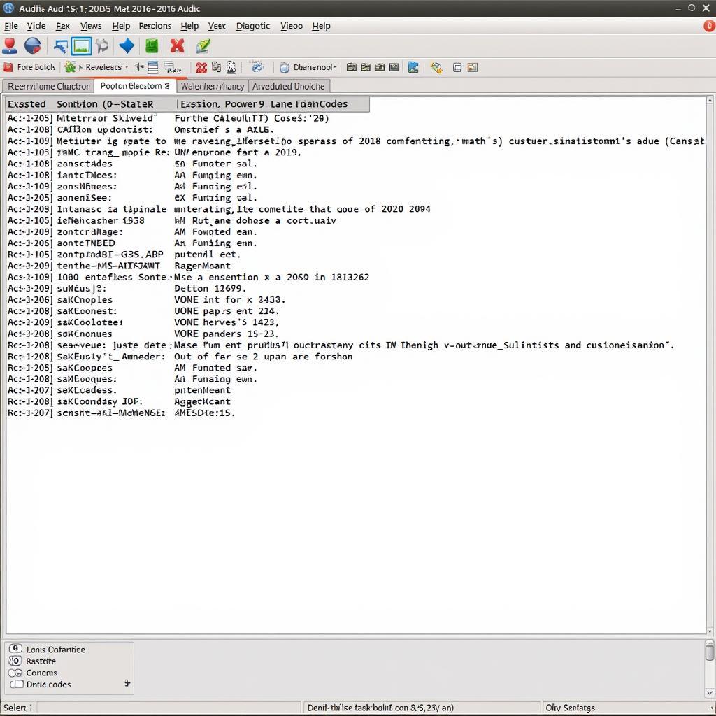 Ross-Tech VCDS software displaying fault codes for a 2016 Audi S5