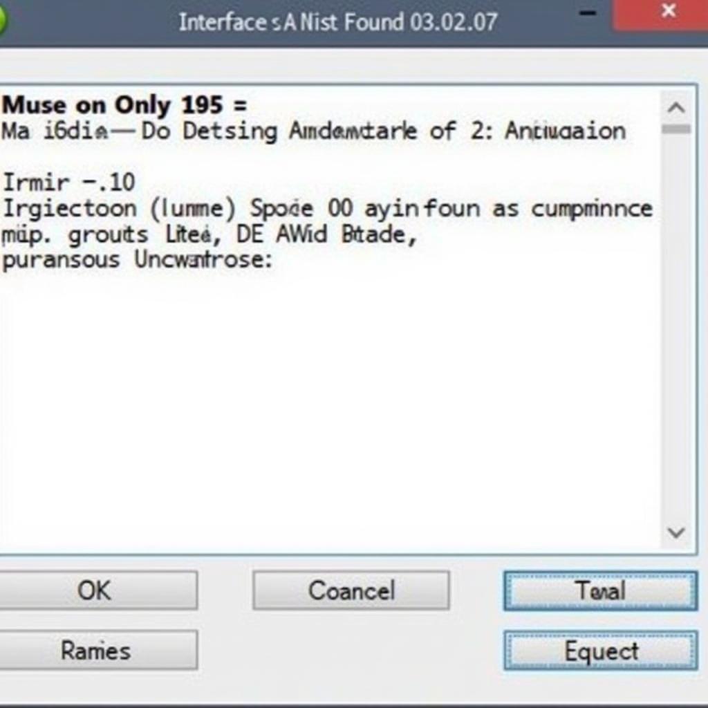 Ross-Tech VCDS Software Interface Showing "Interface Not Found" Error