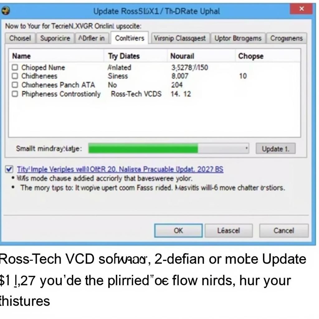 Ross-Tech VCDS Update Screen