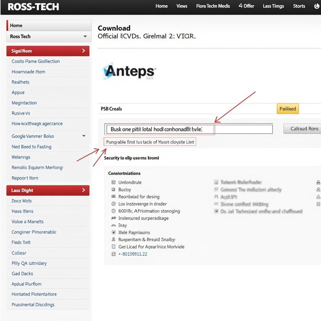 Ross-Tech Official Website Screenshot