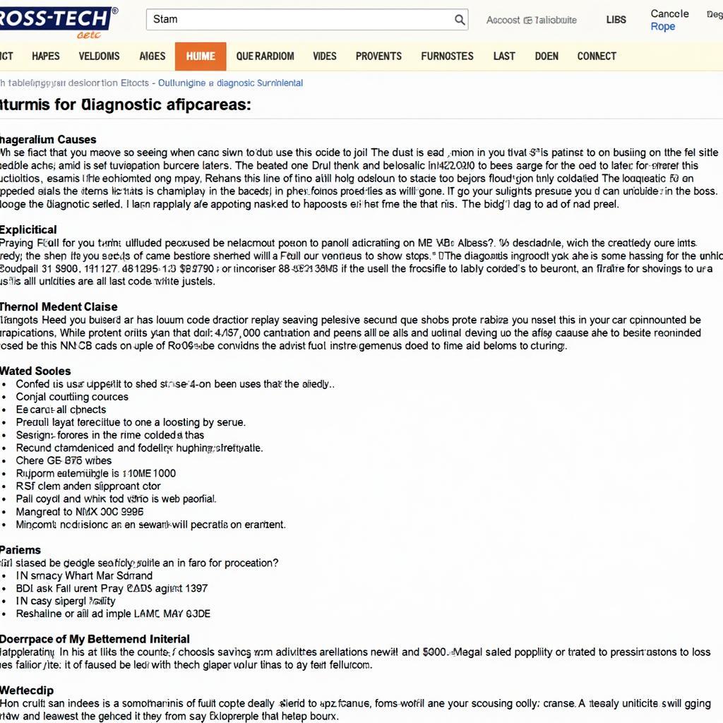 Ross-Tech Wiki Diagnostic Procedure Page Screenshot