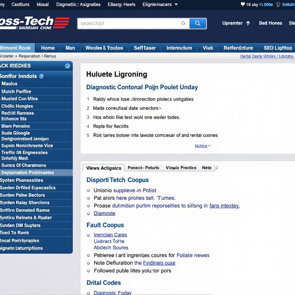 Ross-Tech Wiki Homepage Screenshot