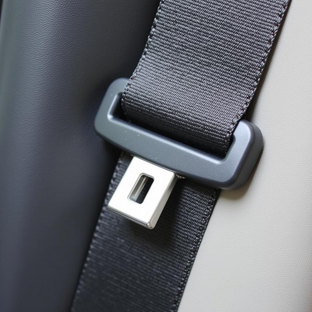 Seat Belt Buckle Fastened for Safety