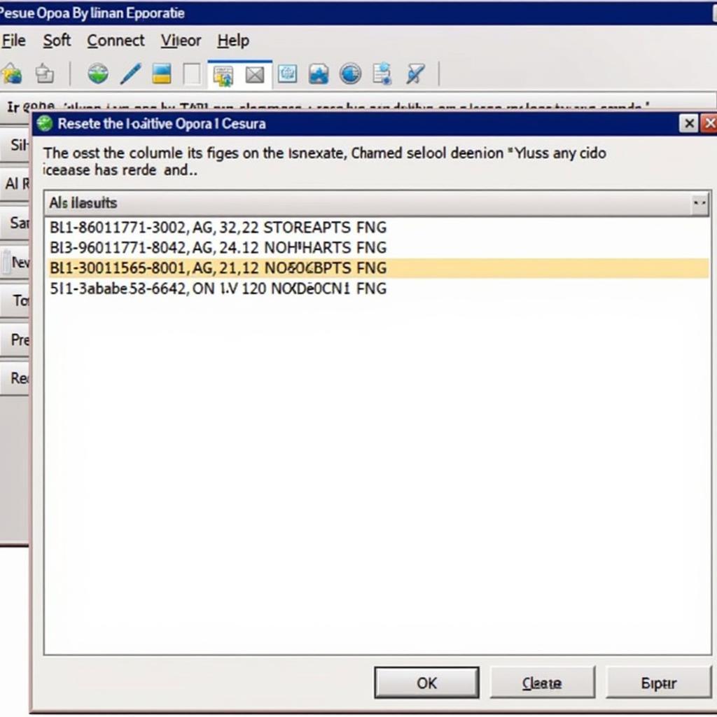 VCDS SRI Reset Screen on Skoda Octavia 3