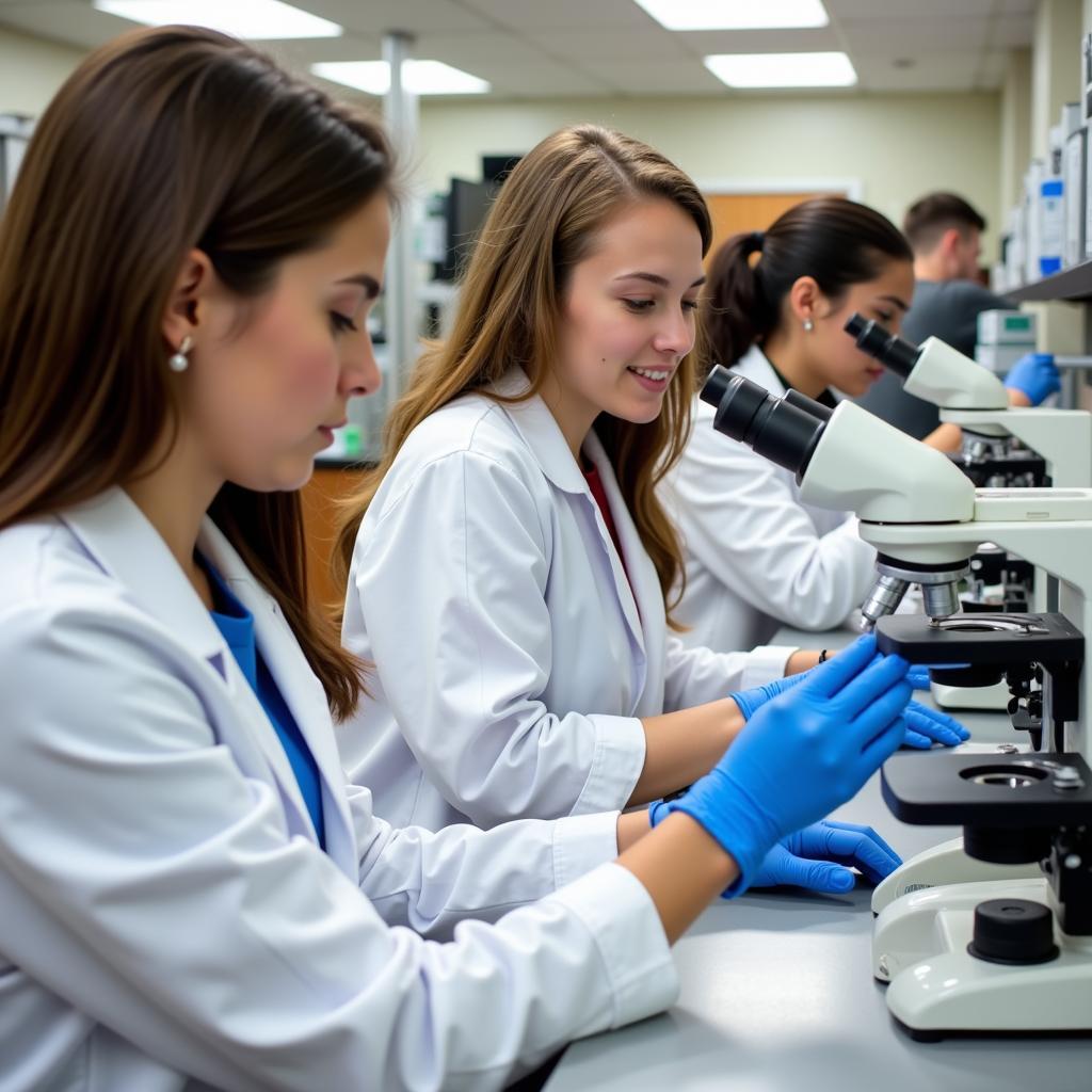 Sul Ross Vet Tech Laboratory Work