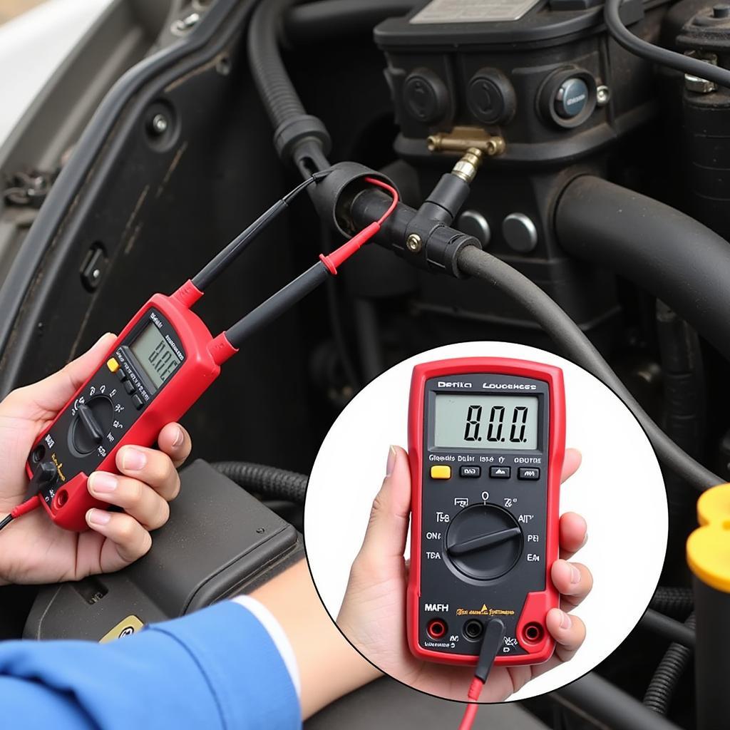 Testing Audi S4 MAF Sensor with Multimeter