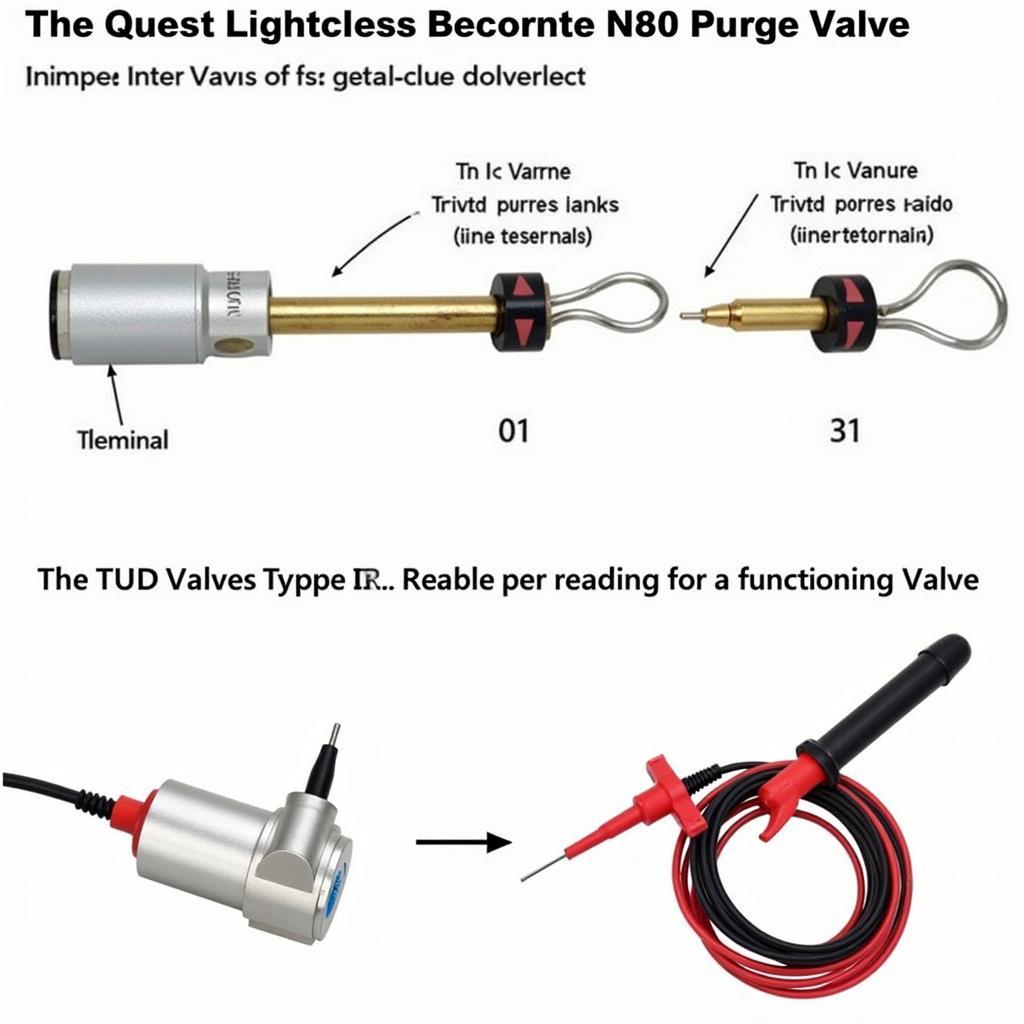 Testing the N80 Purge Valve with a Multimeter.