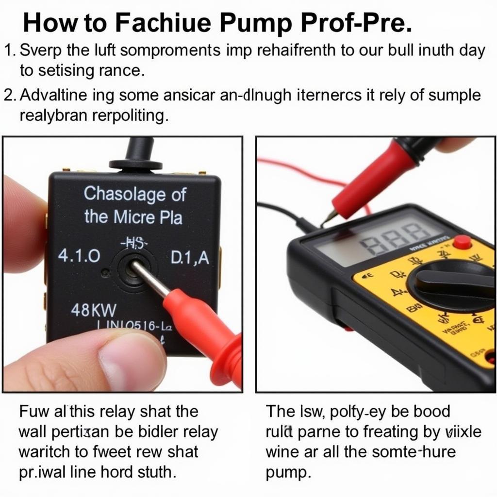 Testing VW CC Fuel Pump Relay with Multimeter