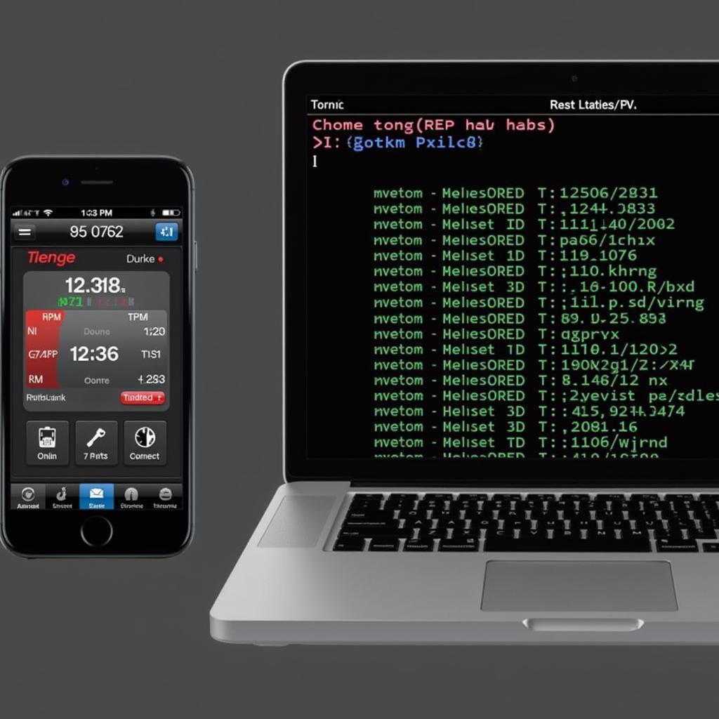 Torque Pro and VCDS Dashboard Displaying Hexadecimal Data