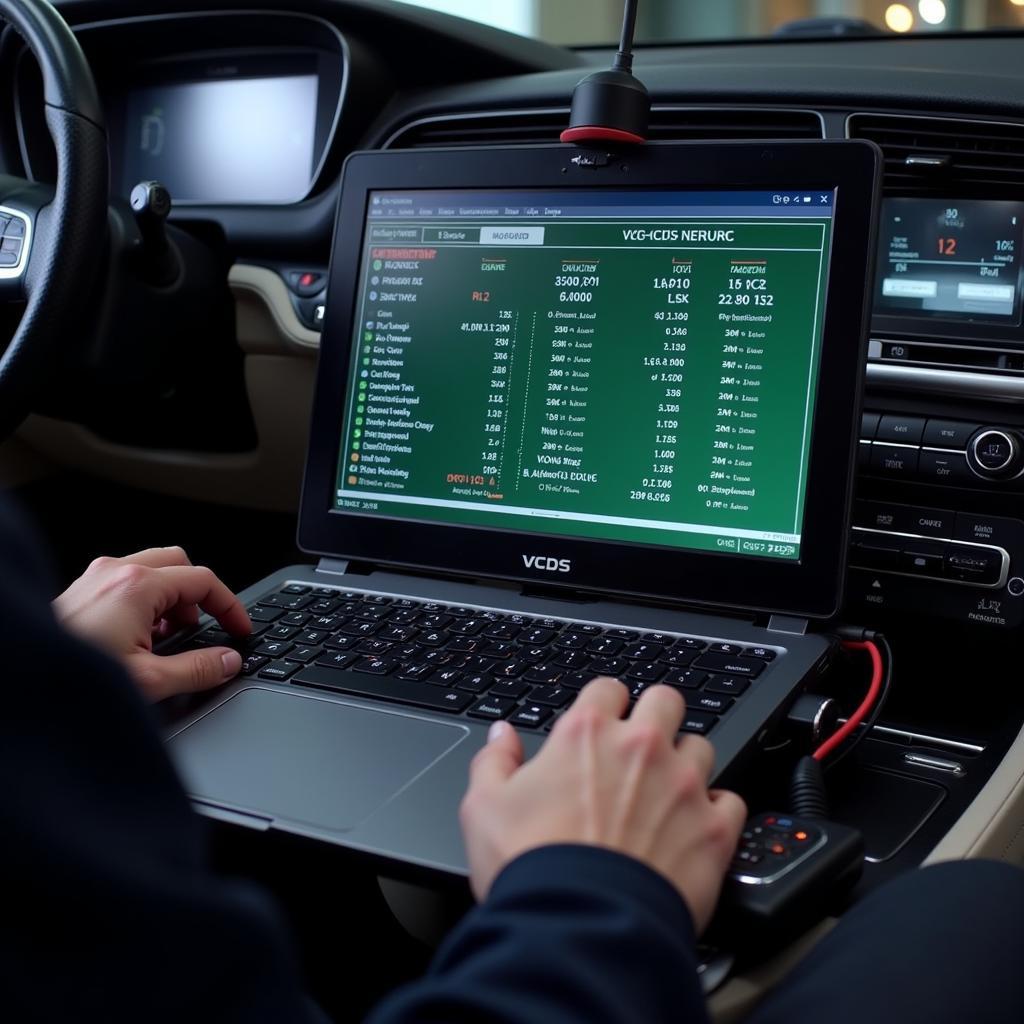 Using VCDS Diagnostic Tool to Analyze Car Data